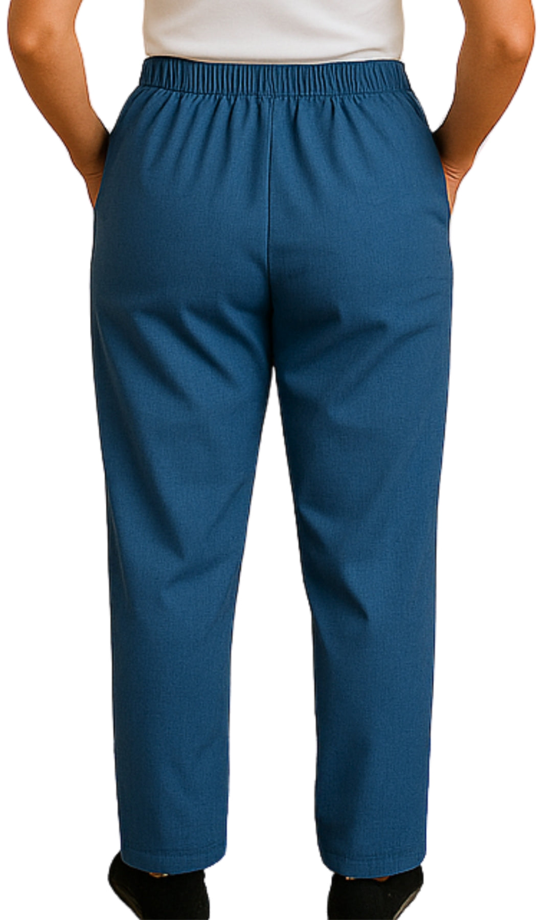 Women's Lightweight Pull-On Denim Jeans with Elastic Waist