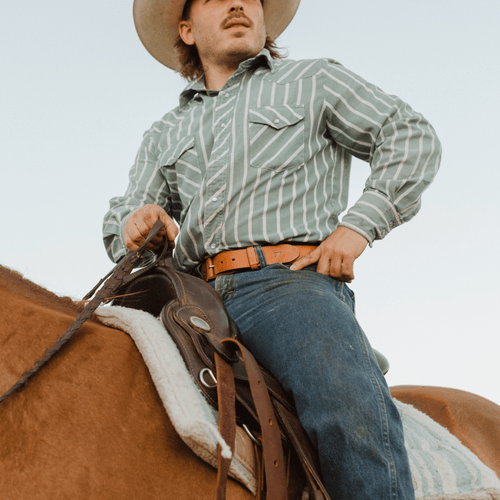 Leather Buckle Belt